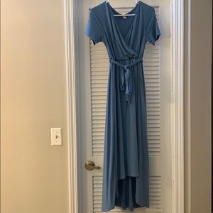 Blue High Low Dress